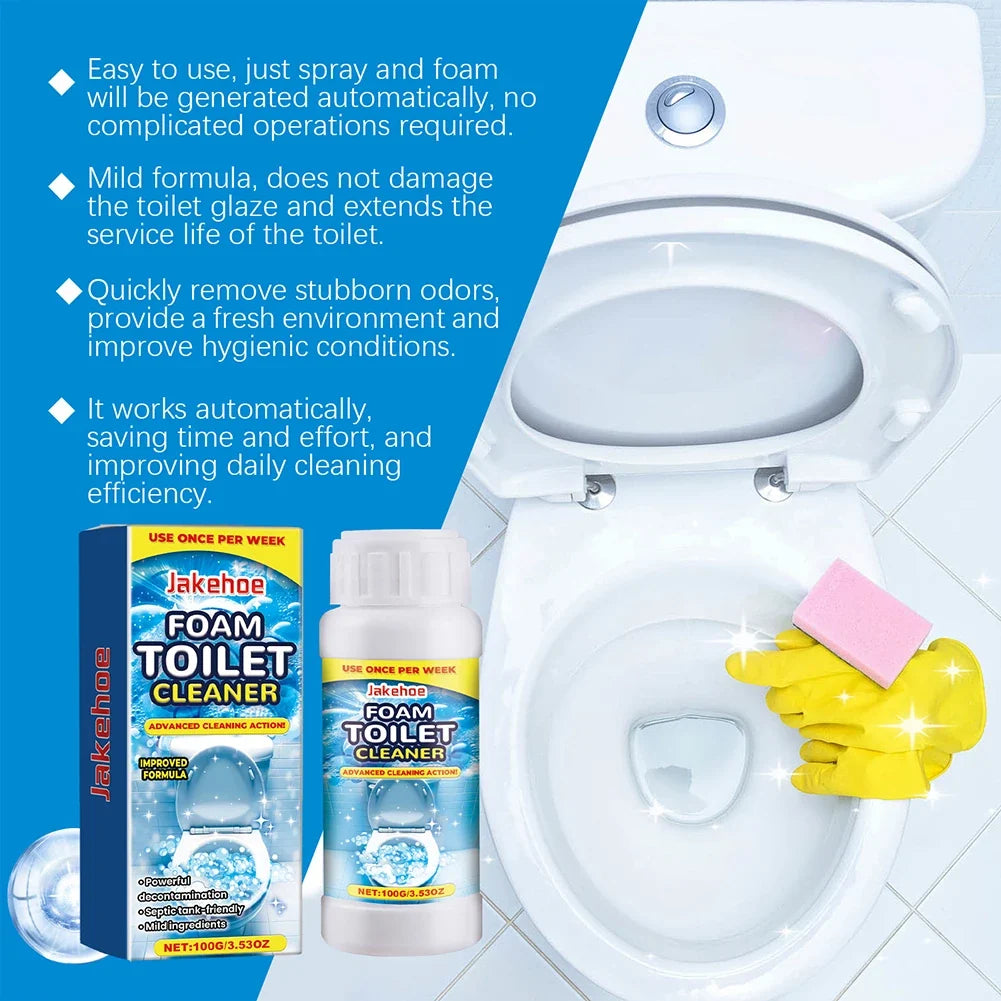 360° Foaming Toilet Bowl Cleaner – Descaling & Deodorizing