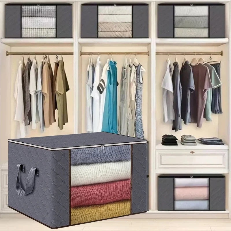 Large Capacity Clothes Storage Bags with Handle | 1/3 Pack