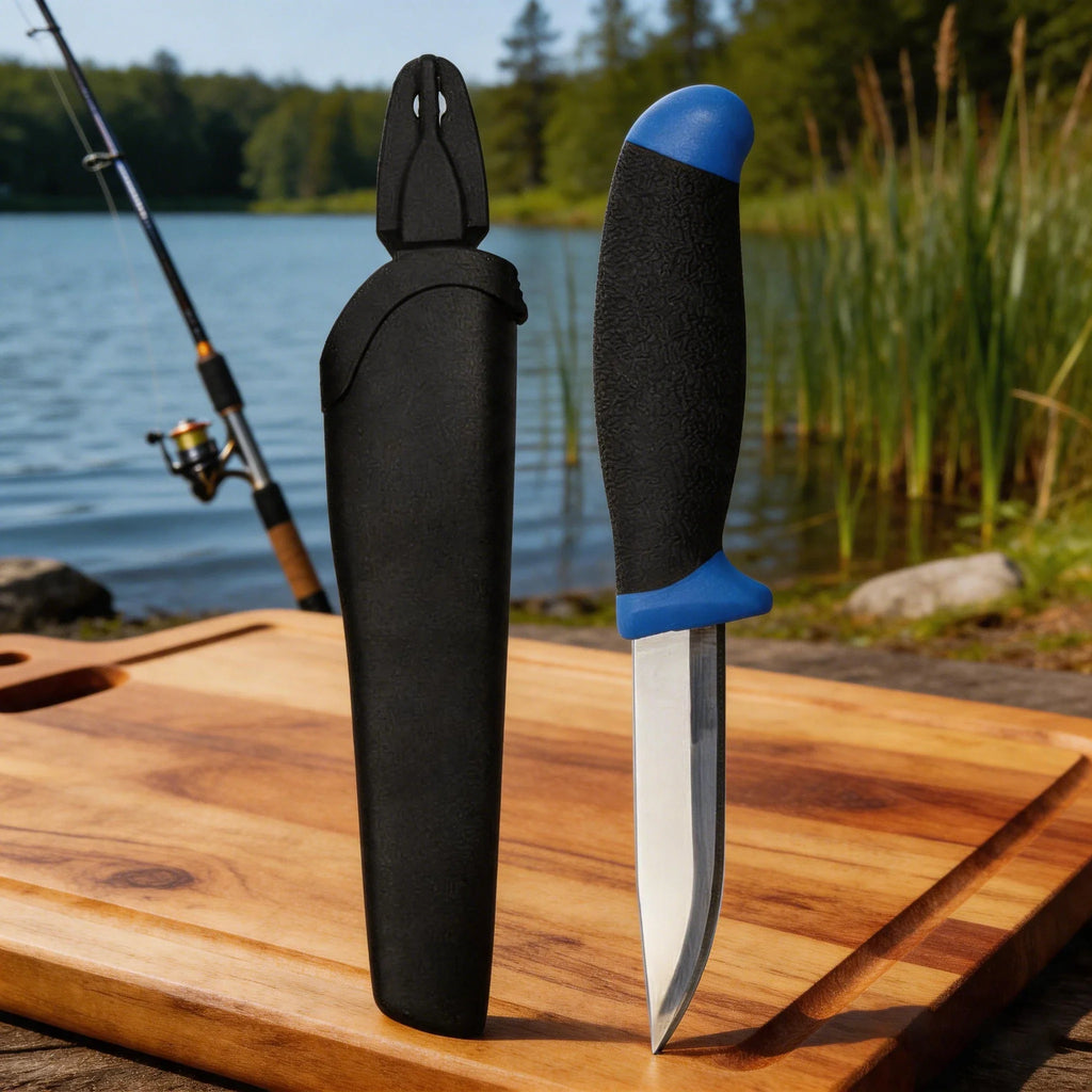 Outdoor Camping Knife with Sheath | Stainless Steel Fixed Blade