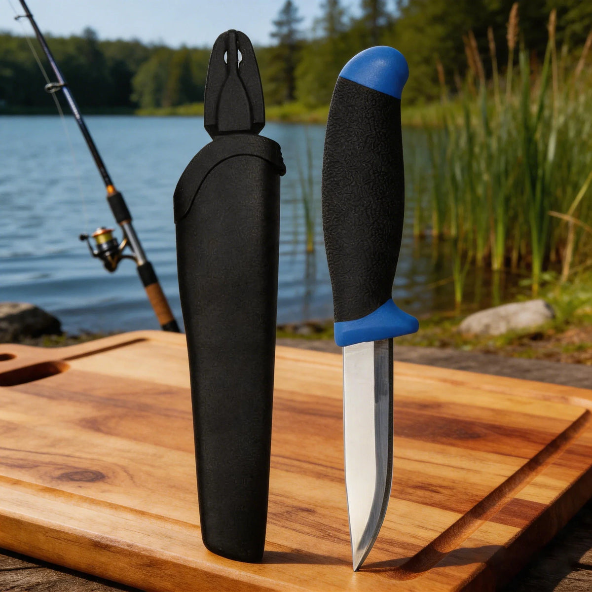 Outdoor Camping Knife with Sheath | Stainless Steel Fixed Blade