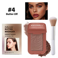 Buttermelt Bronzer Powder Palette – 8 Shades, Matte Finish