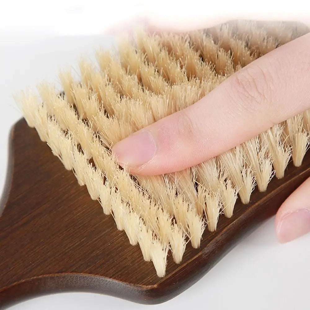 Long Handle Bath Brush – Soft Bristle Back Scrubber & Exfoliator