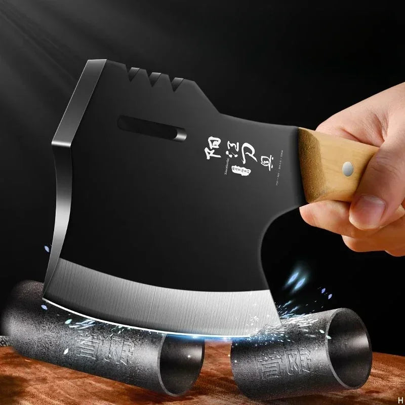 Heavy-Duty Bone Chopper Cleaver – Stainless Steel Butcher Knife