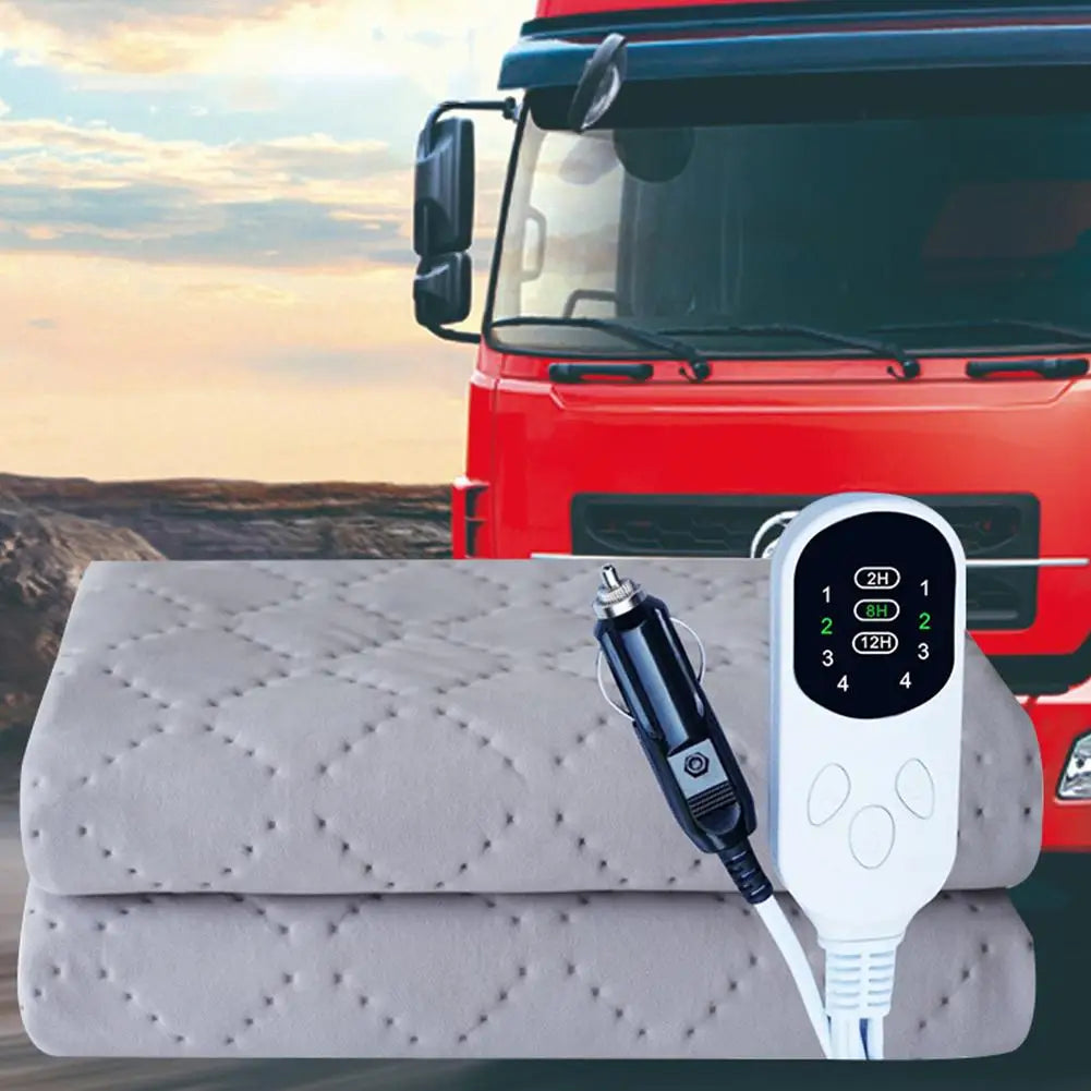 12V Electric Heated Car Blanket – Camping, Truck & Off-Road