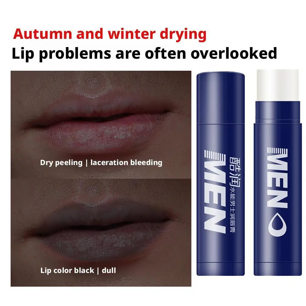 Men's Lip Balm with Vitamin E – 4 Flavors, Repairs Dry Cracked Lips