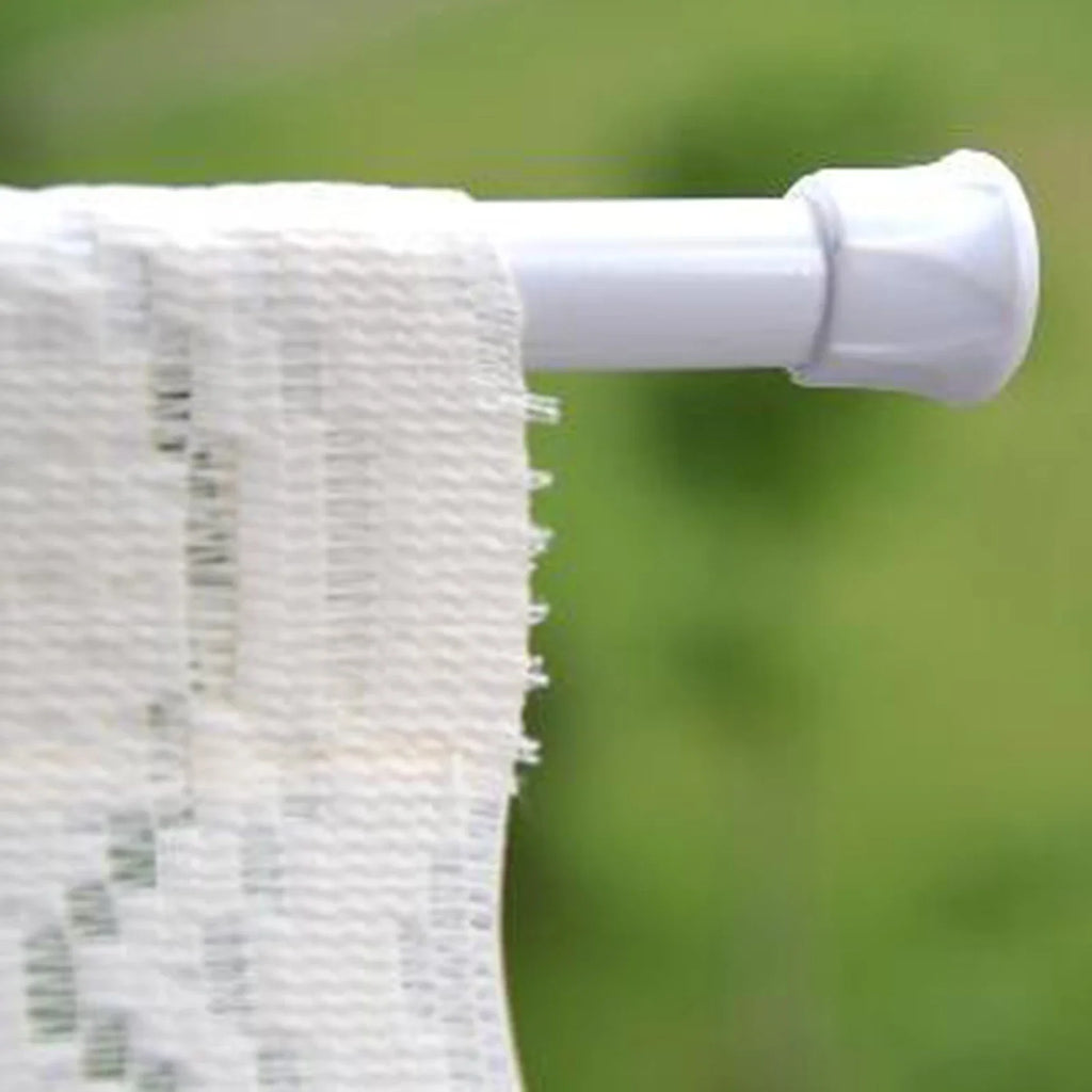 Spring Tension Curtain Rods – No-Drill Adjustable 3 Sizes