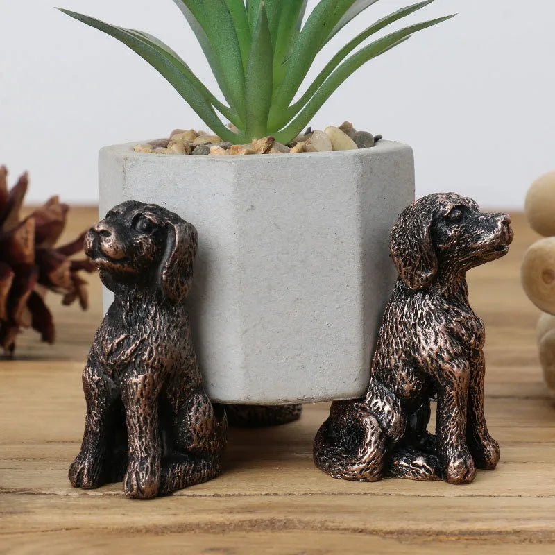 Animal Flowerpot Support Frame Dog Cat Rabbit Shaped Plant Pot Foot