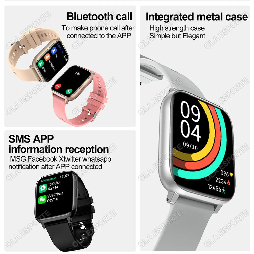 Ola Esporte 2025 Smart Watch | Bluetooth Call, Fitness Tracker