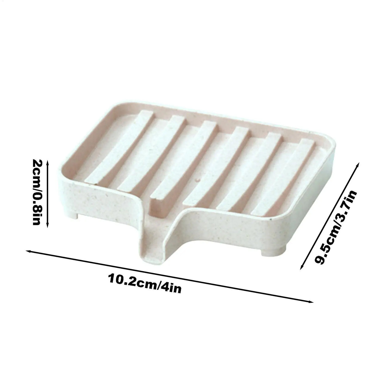Drain Soap Dish & Sponge Holder Tray – Kitchen & Bathroom