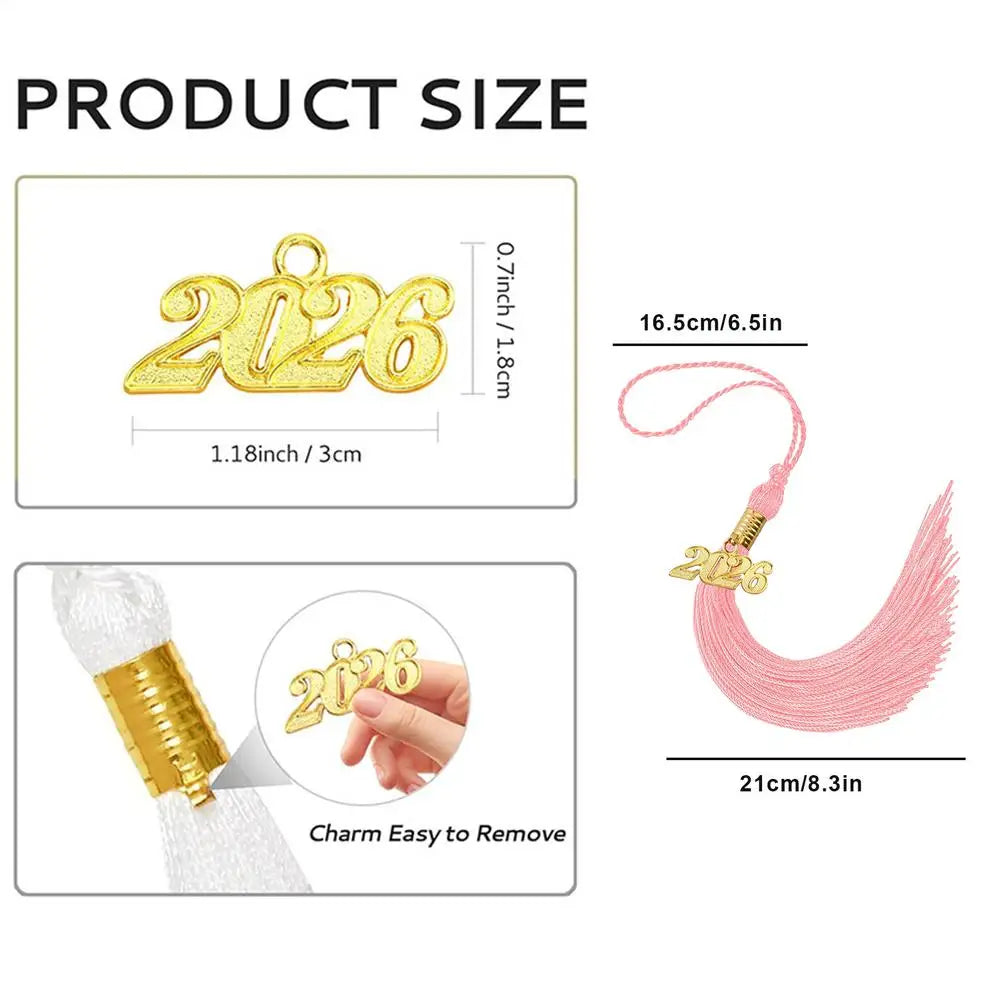 2026 Tassel Graduation Soft Decorative Memorial Party Supplies Grad