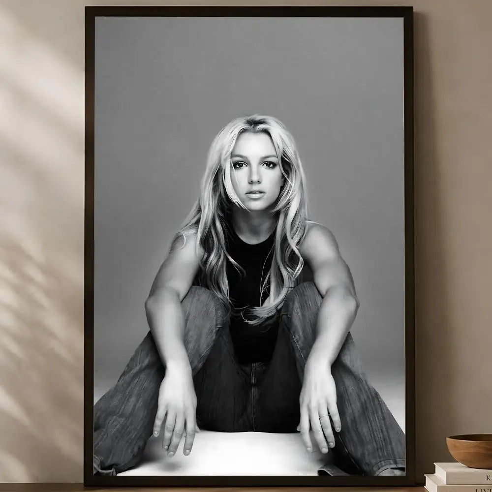 Britney Spears Album Wall Poster – Self-Stick HD Waterproof Art