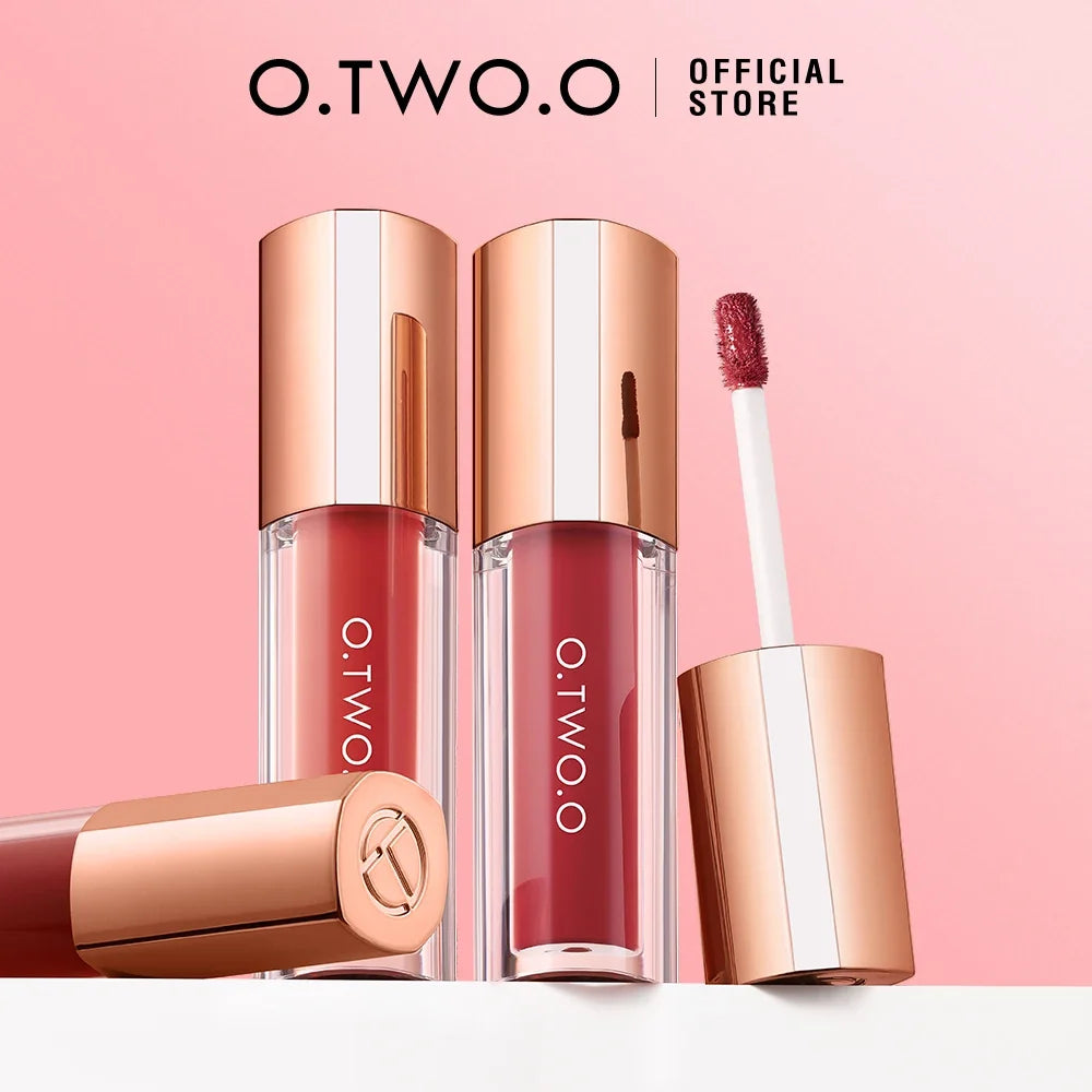 O.TWO.O Matte Lip Glaze | 24H Waterproof Color-Locking Lip Tint