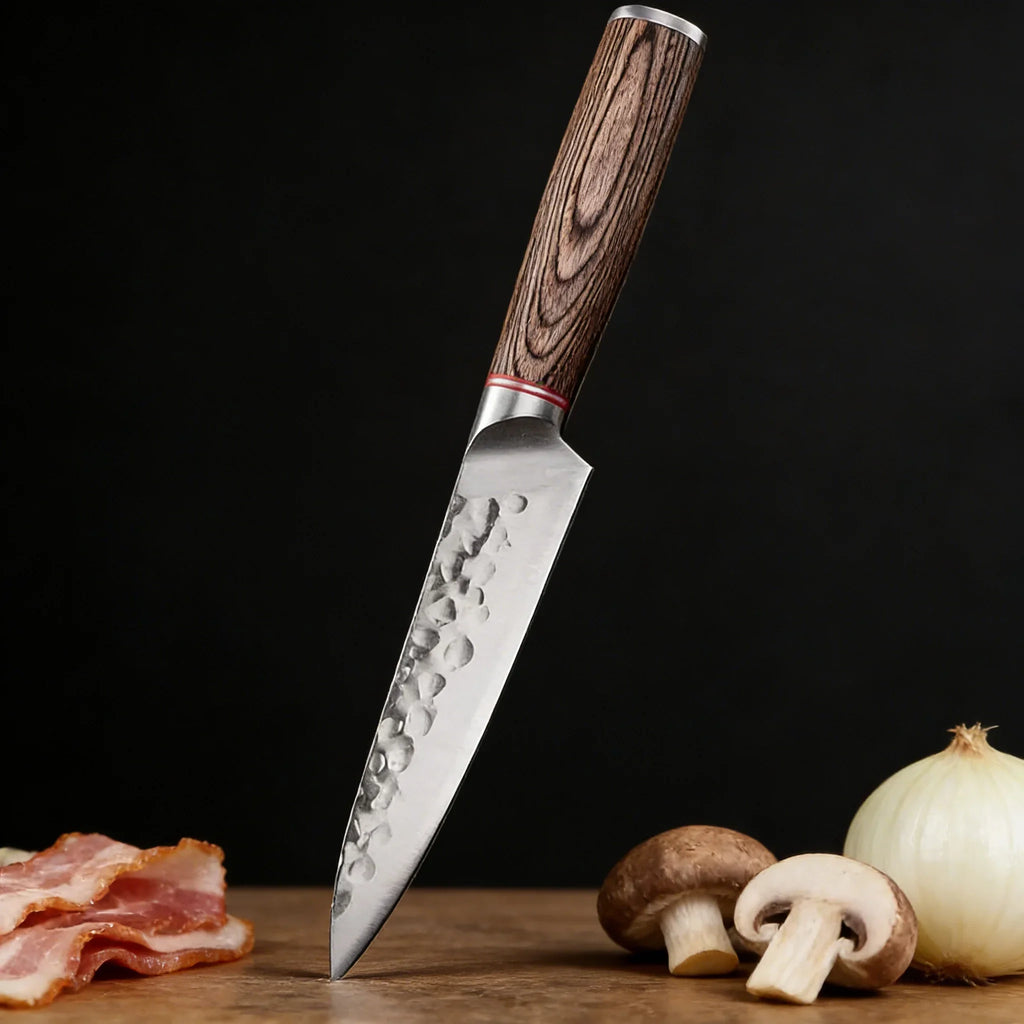 Forged Steel Kitchen Knife – Chef, Paring & Cleaver Knife