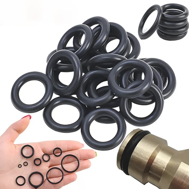 200pc Rubber O-Ring Assortment Kit – Multi-Size Gasket Seals
