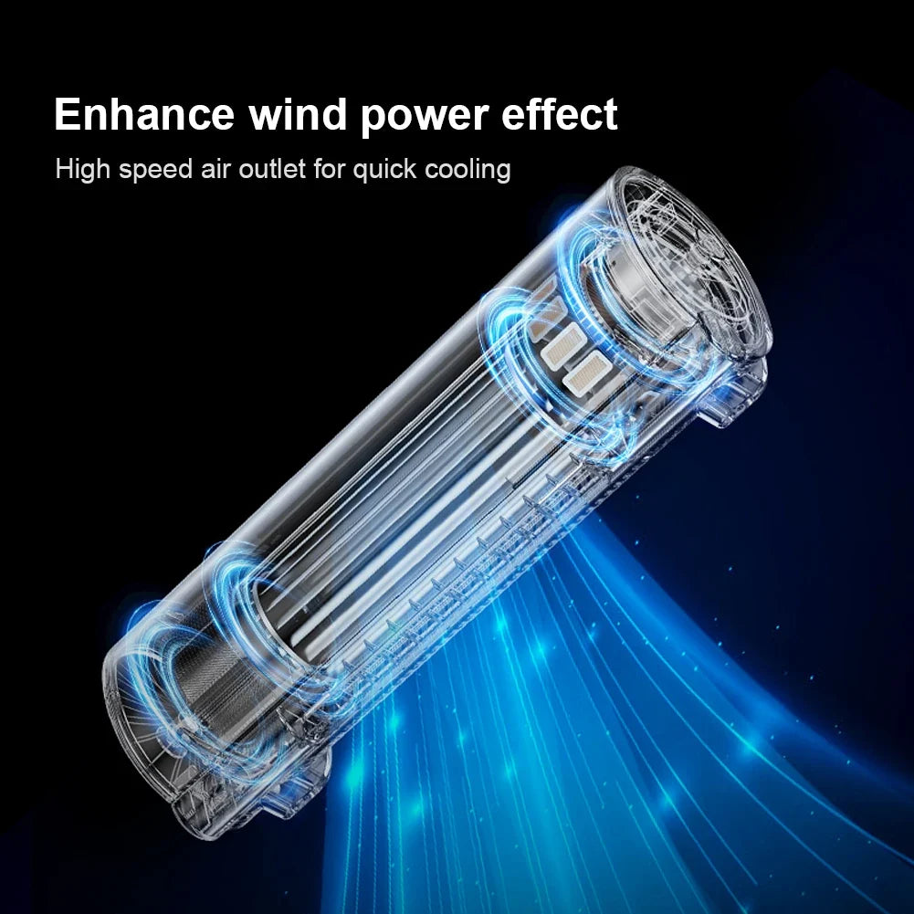 USB Car Rear Headrest Cooling Fan – 3-Speed Seat Ventilator