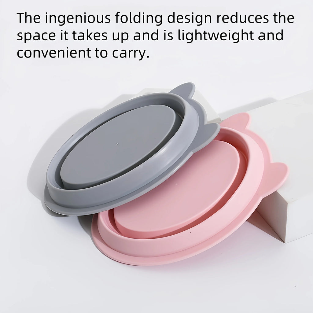 Makeup Brush Cleaner Silicone Pad Wash Mat Bowl Foldable Cosmetic