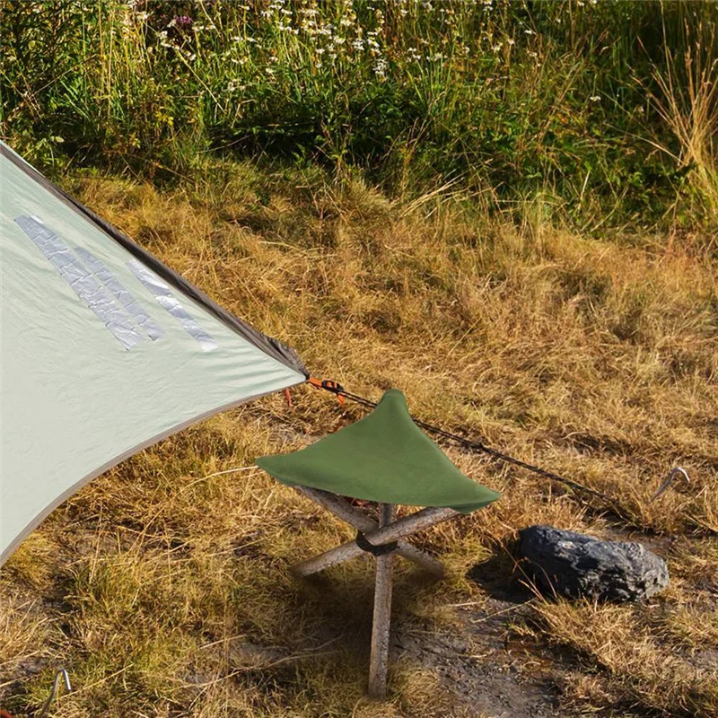 Folding Tripod Camping Stool Canvas Fabric Cover | Outdoor