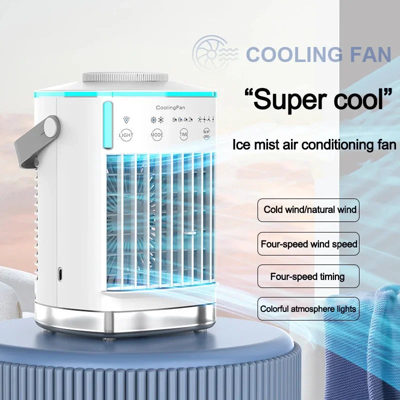 URGGU Portable Desktop Misting Fan – 700ml USB Spray Cooler