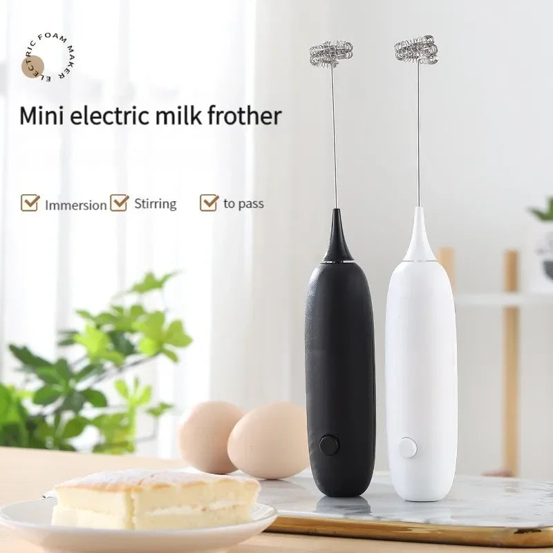 Battery Model Handheld Egg Beater Froth Mixer Kitchen Automatic