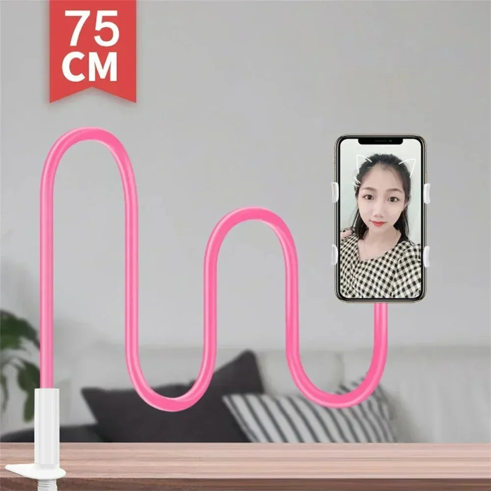 Flexible Gooseneck Phone Holder | Long Arm Bedside Clamp Mount