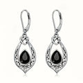 Huitan Vintage Heart Knot Drop Earrings | Women's Party Jewelry