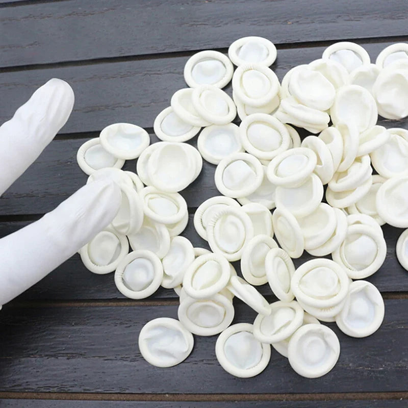 Disposable Latex Finger Cots – Fingertip Protectors 20/100 Pcs