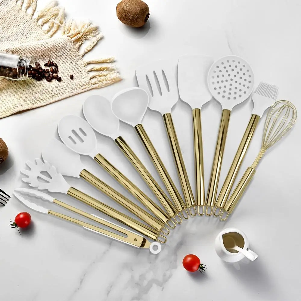 15-Piece Silicone Cooking Tool Set – Spatulas & Spoons