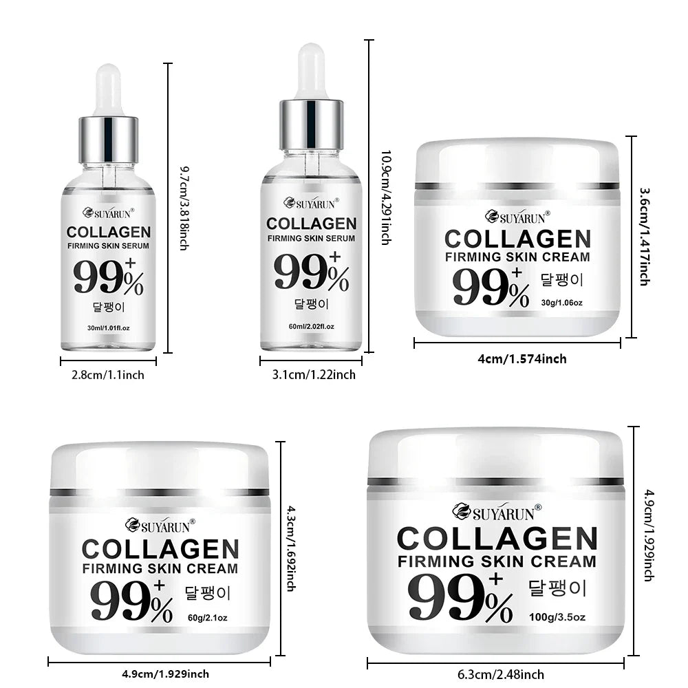 SUYARUN Collagen Cream & Serum Set – Firming & Brightening