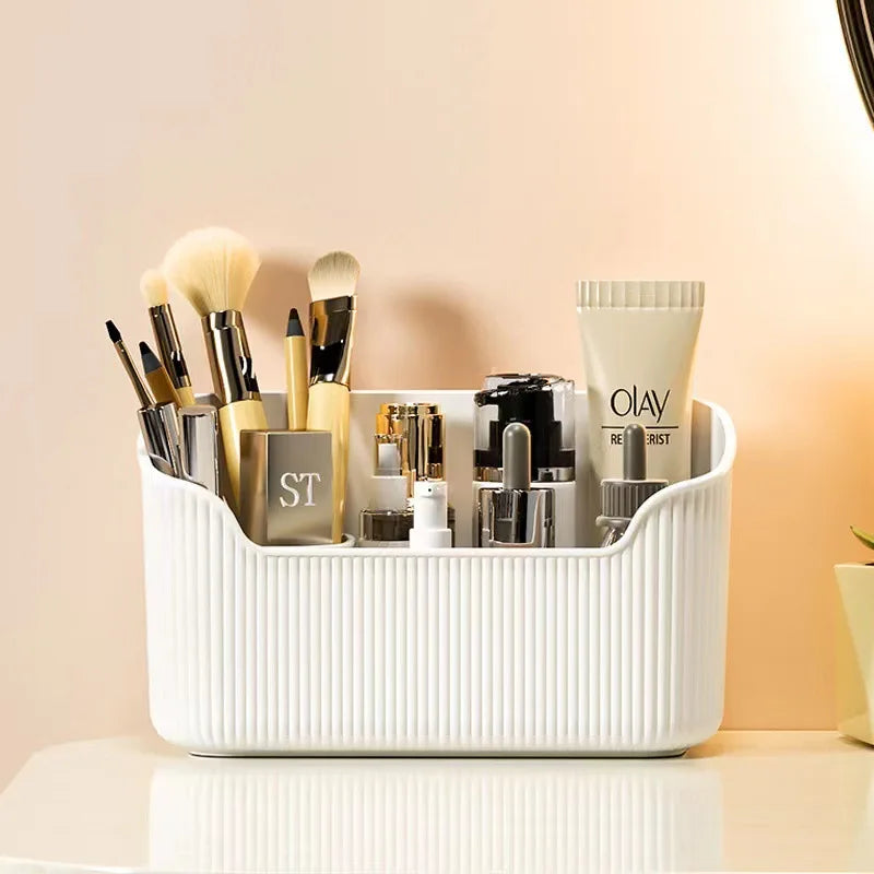 Desktop Cosmetics Storage Box Toiletries Cotton Swab Container