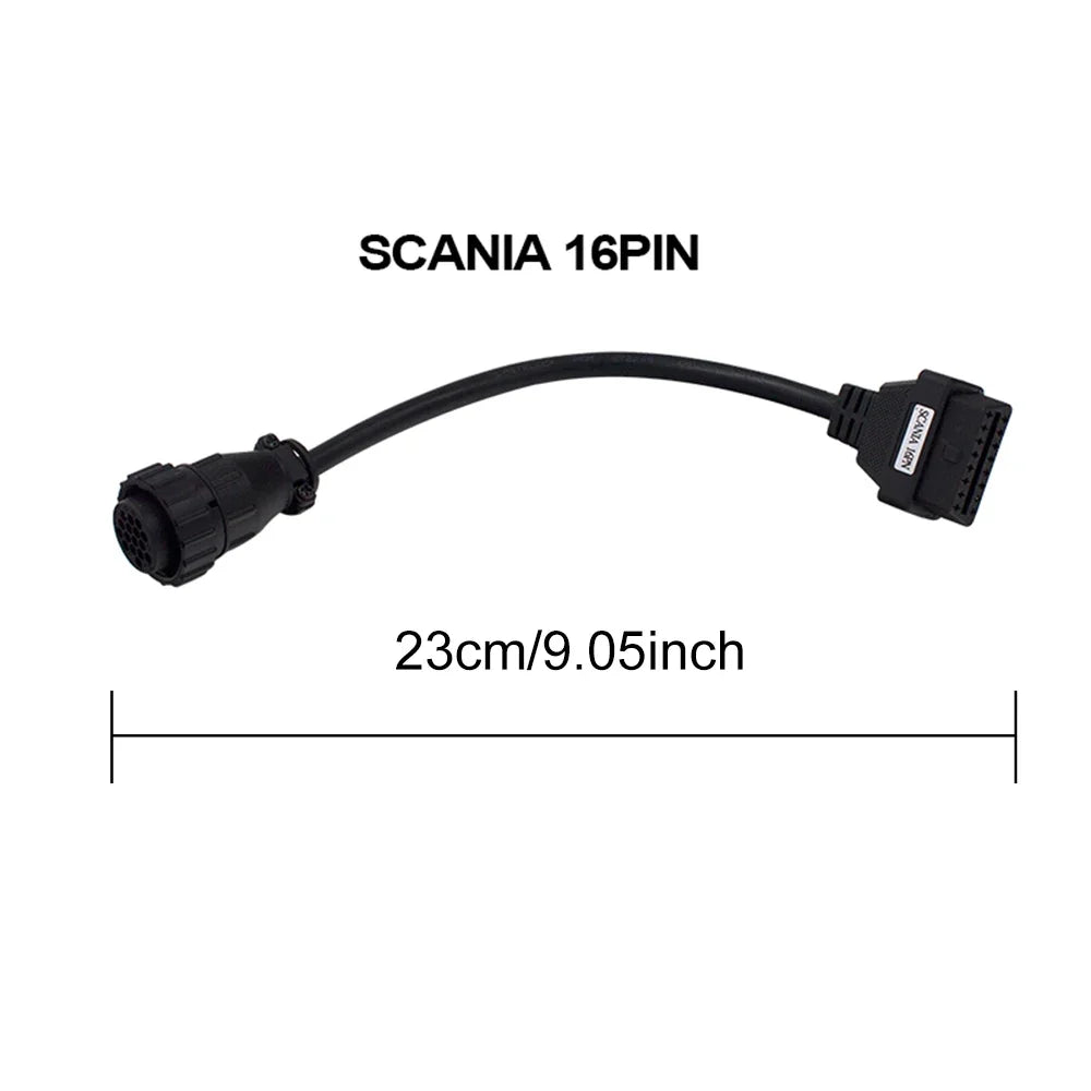 SCANIA Truck OBD2 16-Pin Extension Cable | Diagnostic Tool
