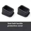 2-Pack Silicone Seat Belt Buckle Holder & Anti-Slip Slot Fixer
