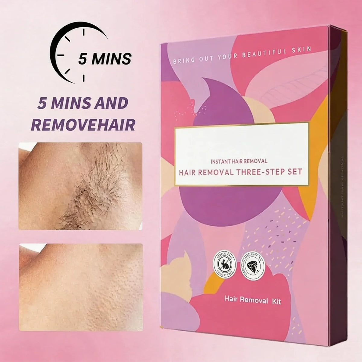 Eelhoe 3-Step Facial Hair Removal Kit – Lip & Chin