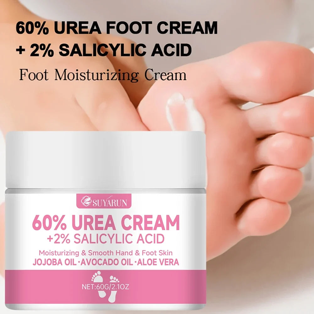 SUYARUN 60% Urea Foot Cream – Callus Remover & Deep Moisturizer