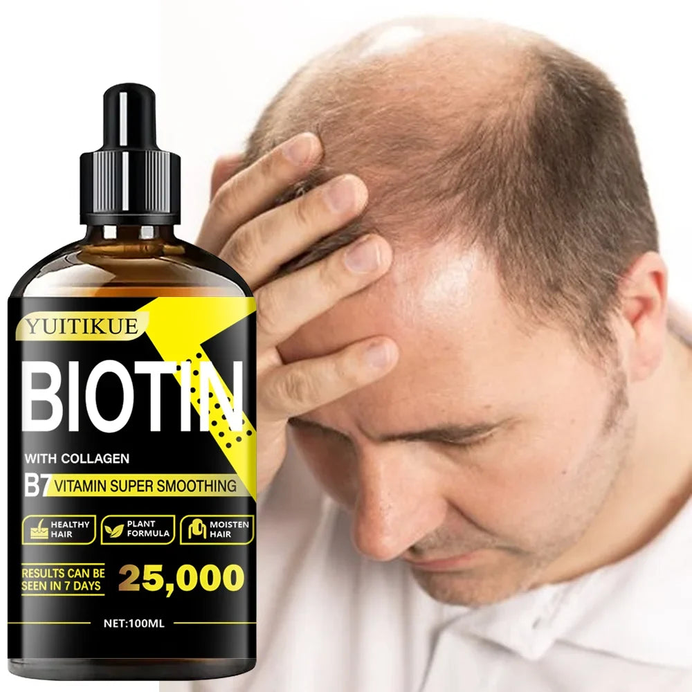 YUITIKUE Biotin & Collagen Hair Oil – Smooth, Strong & Shiny