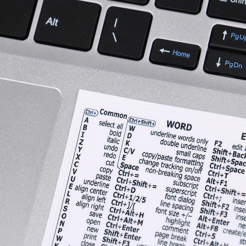 Windows PC Keyboard Shortcut Sticker – 14 Styles | PVC