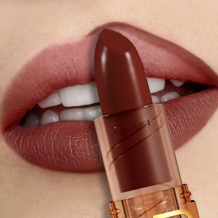 KAFURUX Matte Waterproof Lip Tint Pen | Nude Brown Red Lipstick