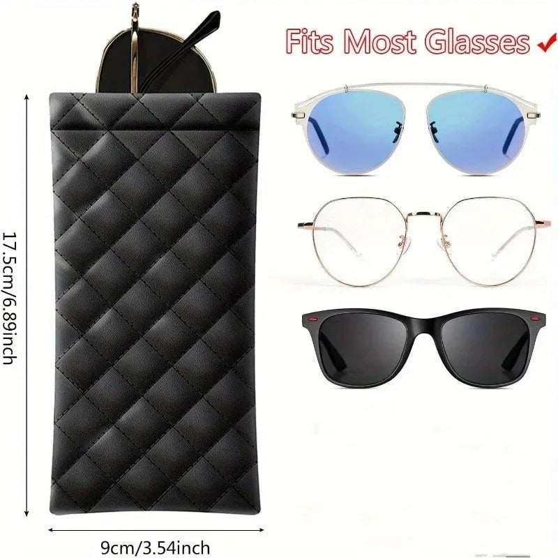 PU Leather Sunglasses Case – Waterproof Portable Glasses Box