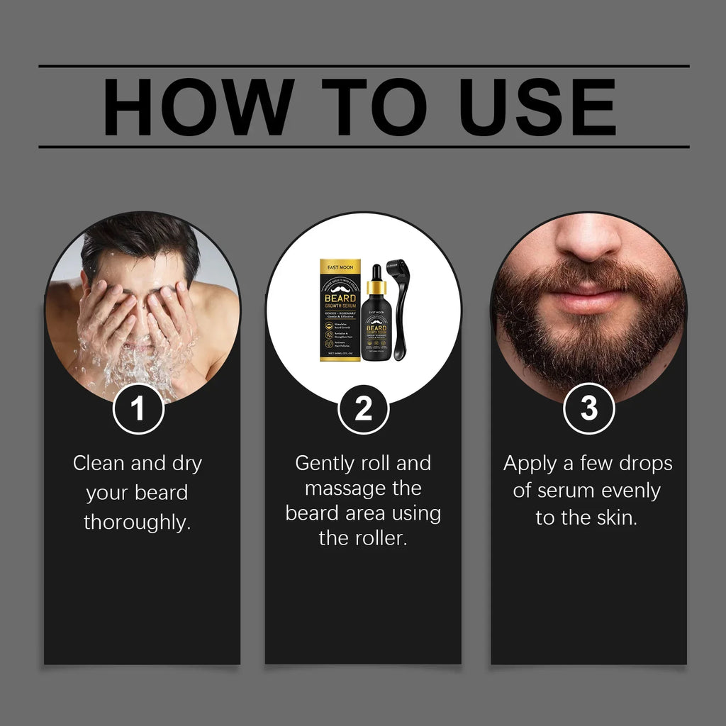 Beard Growth & Thickening Serum Oil 60ml | Men's Grooming