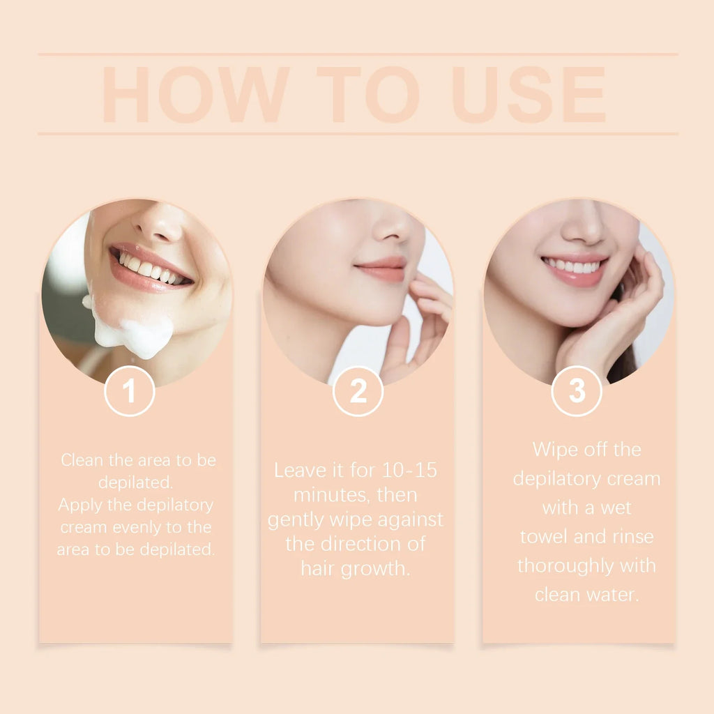 Jaysuing Coconut Facial Hair Removal Cream – Gentle 50g