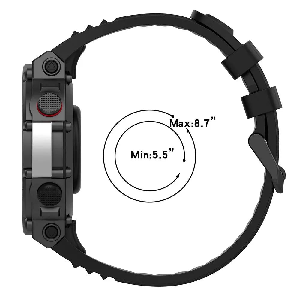 Silicone Watch Band for Amazfit T-Rex 2 – Adjustable Strap