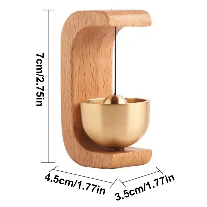 Wood Doorbell Chime Magnetic Decorative Loud Door Bell Indoor