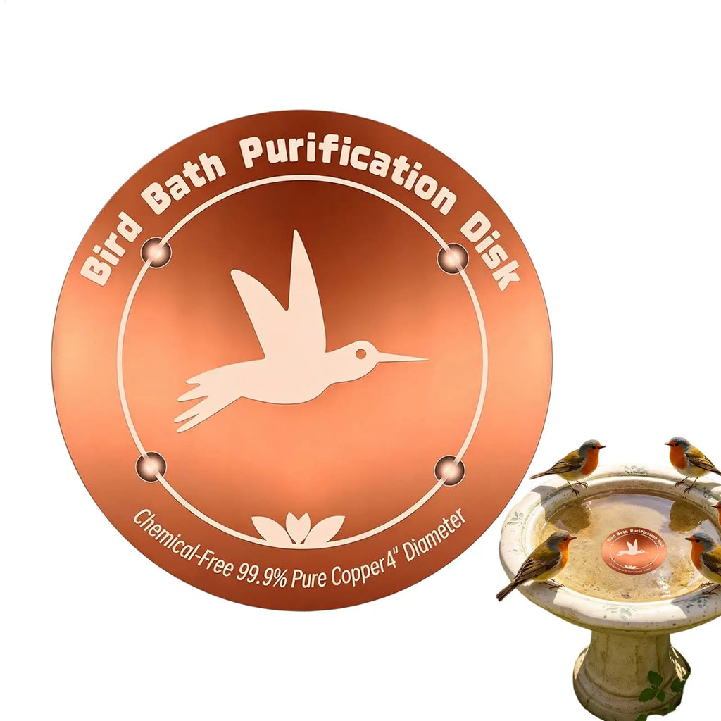 Bird Bath Copper Disk – Natural Water Purifier for Garden