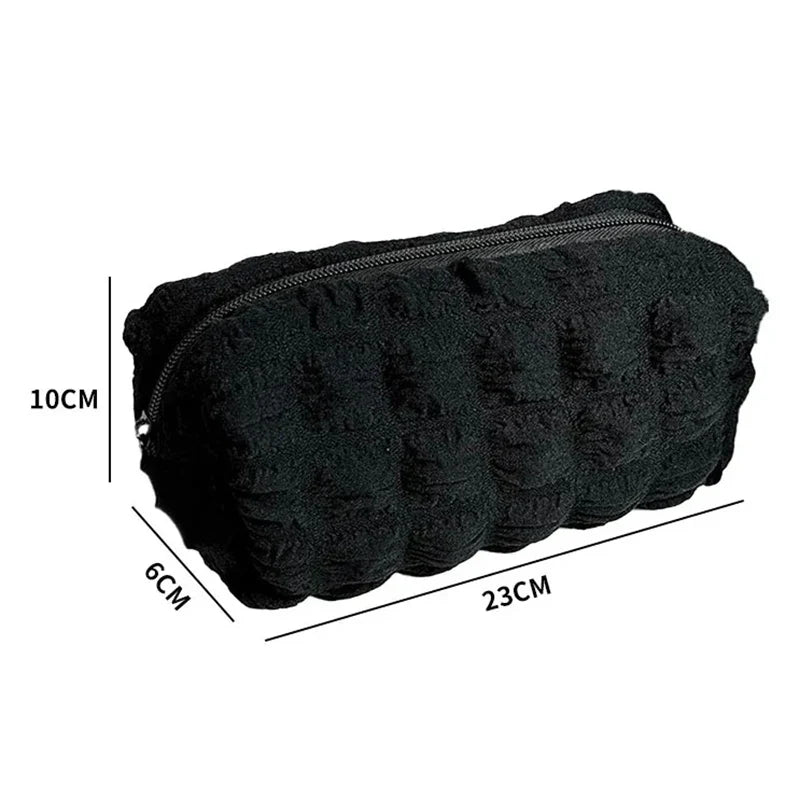 Pillow Pencil Case – Large Capacity Polyester Cosmetic Bag