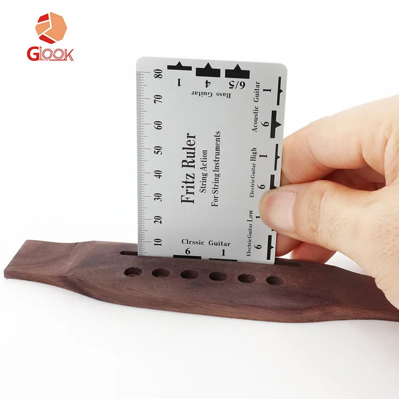 Guitar Pitch Caliper Electric Measurement String Height Data Ruler