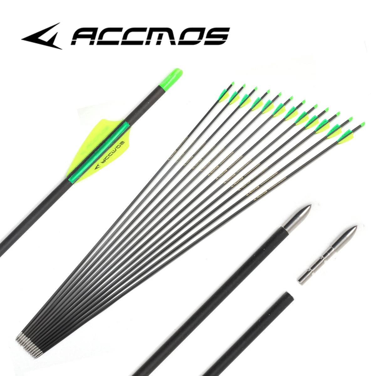 Pure Carbon ID ARROW Spine 250 300 350 400 500 600 700 800 1000
