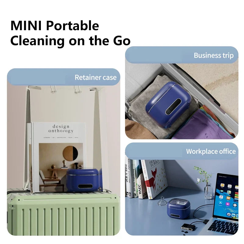 Ultrasonic Cleaner for Jewelry, Dentures & Retainers – USB