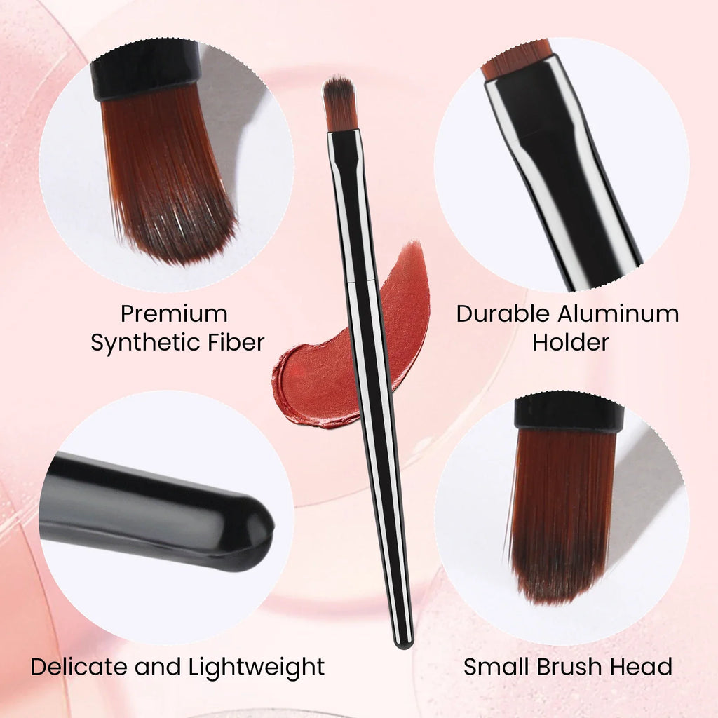 100pcs Disposable Lip Gloss Brush Wands & Eyeliner Applicators
