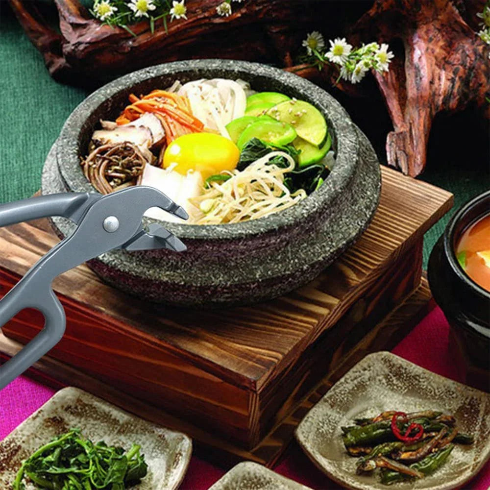 Heavy Duty Cast Aluminum Pizza Pan Gripper & Oven Tong