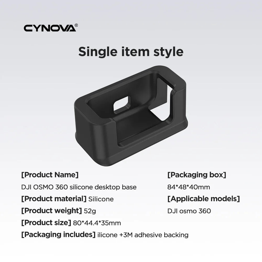 Silicone Desktop Base Stand for DJI Osmo 360 Action Camera