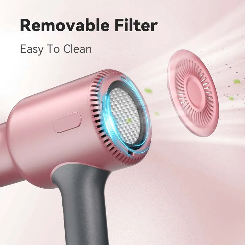 1900W Negative Ion Hair Dryer with Diffuser | Quiet & Dual Voltage